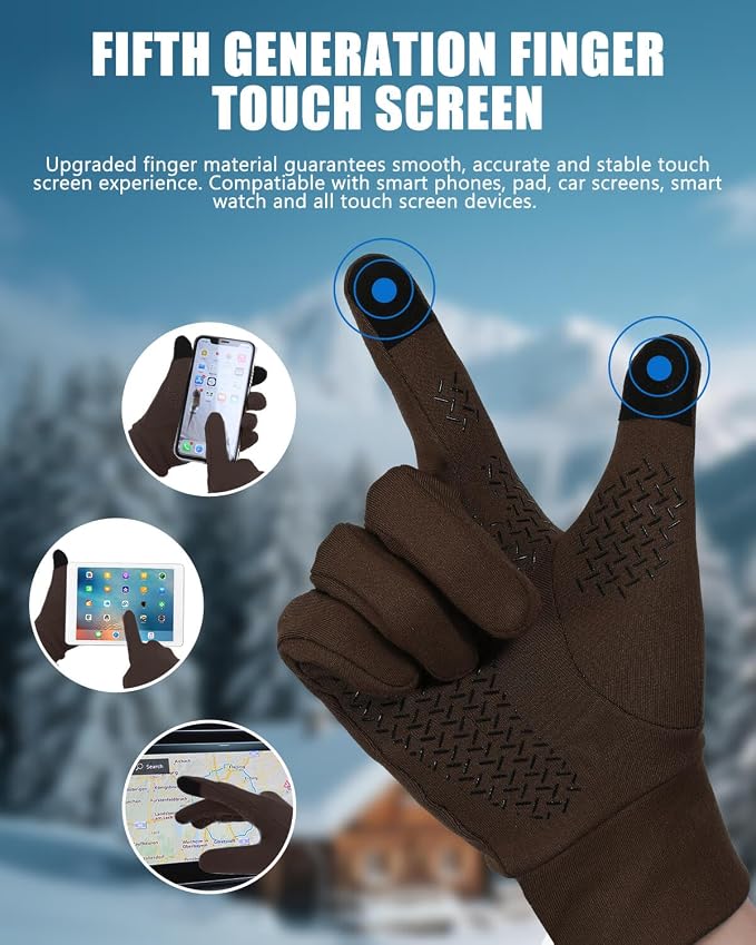 Aegend Lightweight Winter Gloves - Image 2
