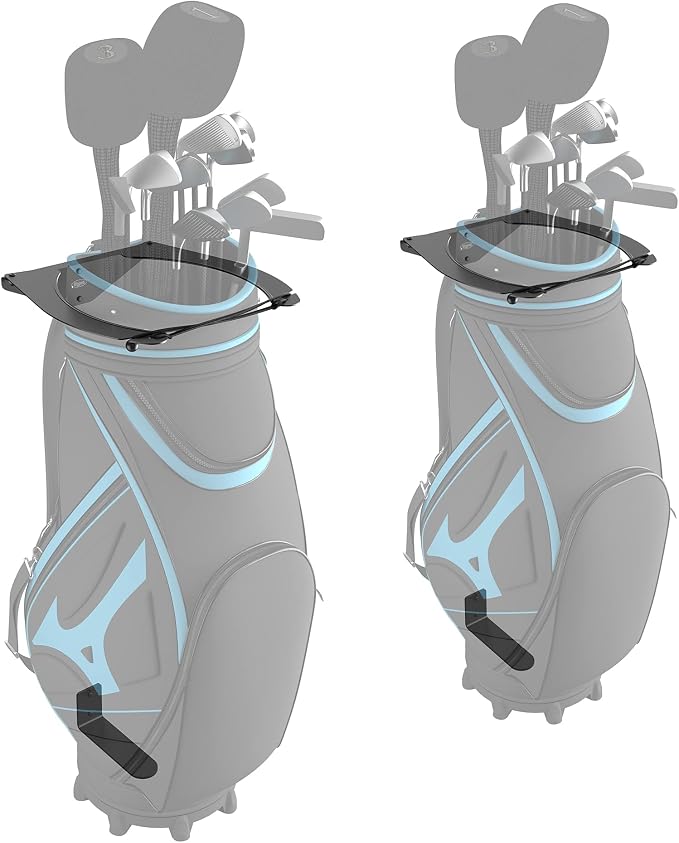 Koova Golf Bag Rack | Fits Any Club & Travel Bags | Wall Mount Storage Organizer by Koova