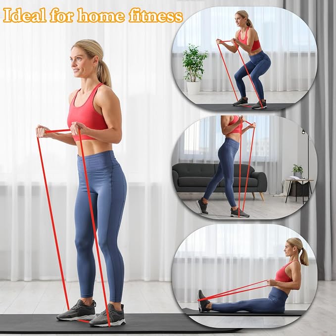 8 Pcs Resistance Bands Pull up Bands Pull up Assistance Bands Exercise Workout - Image 4