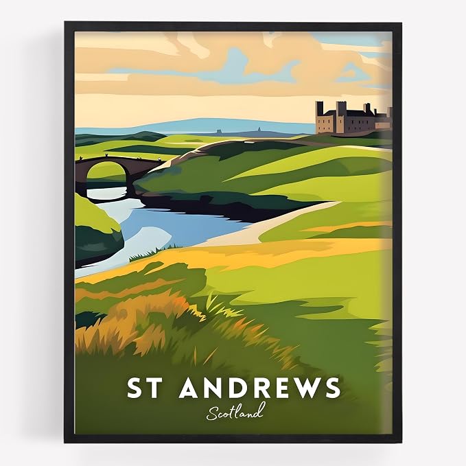 Golf Course Premium Giclee Fine Art Prints by VintBo