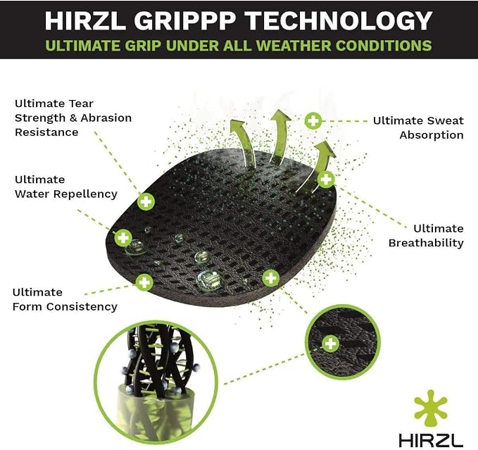 HIRZL GRIPPP FIT Golf Glove – All Weather Mens Golf Glove | Kangaroo Leather & - Image 3