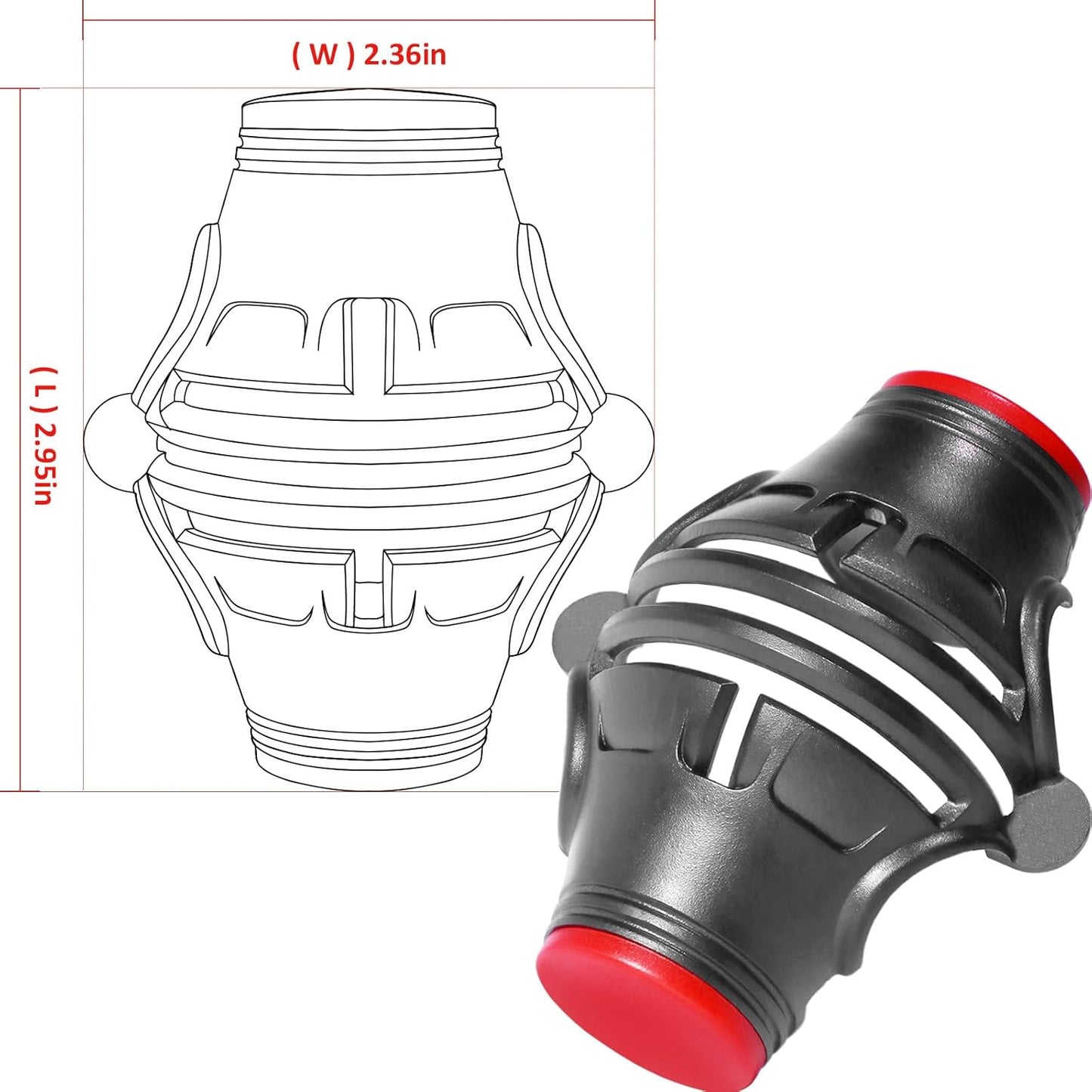 1 Pack 360° Triple Line Golf Ball Marker，Golf Ball Line Marker Tool，Golf Ball Marker Stencil，Alignment Ball Marker，Golf Accessories