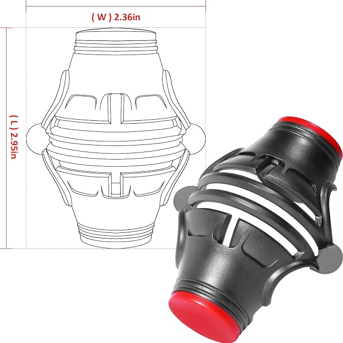 1 Pack 360° Triple Line Golf Ball Marker，Golf Ball Line Marker Tool，Golf Ball - Image 2
