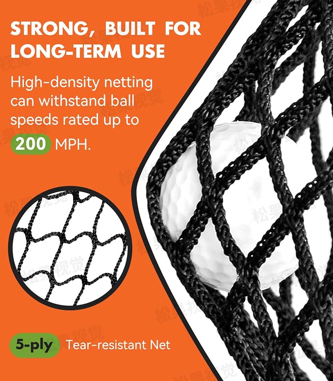 Golf Net: 10x7ft Heavy Duty Golf Practice Net - Image 3