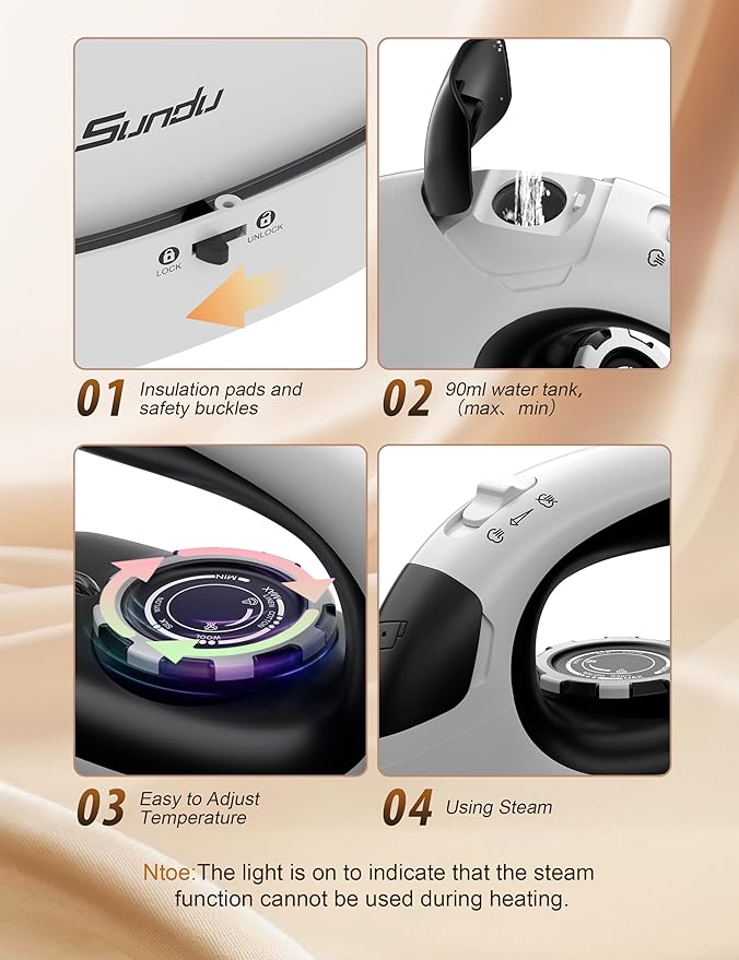 Sundu Small Iron for Clothes - Image 4