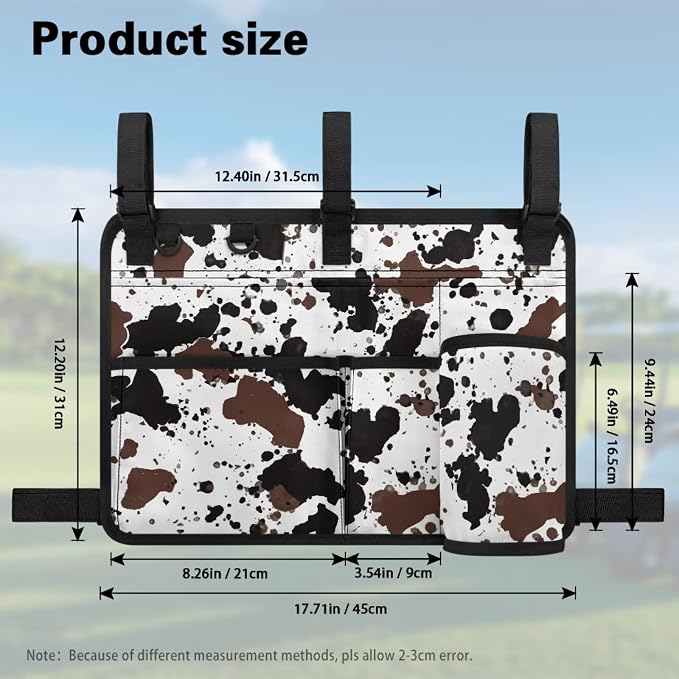 Golf Cart Rear Seat Organizer Storage Bag Large Capacity Golf Cart Accessory - Image 7
