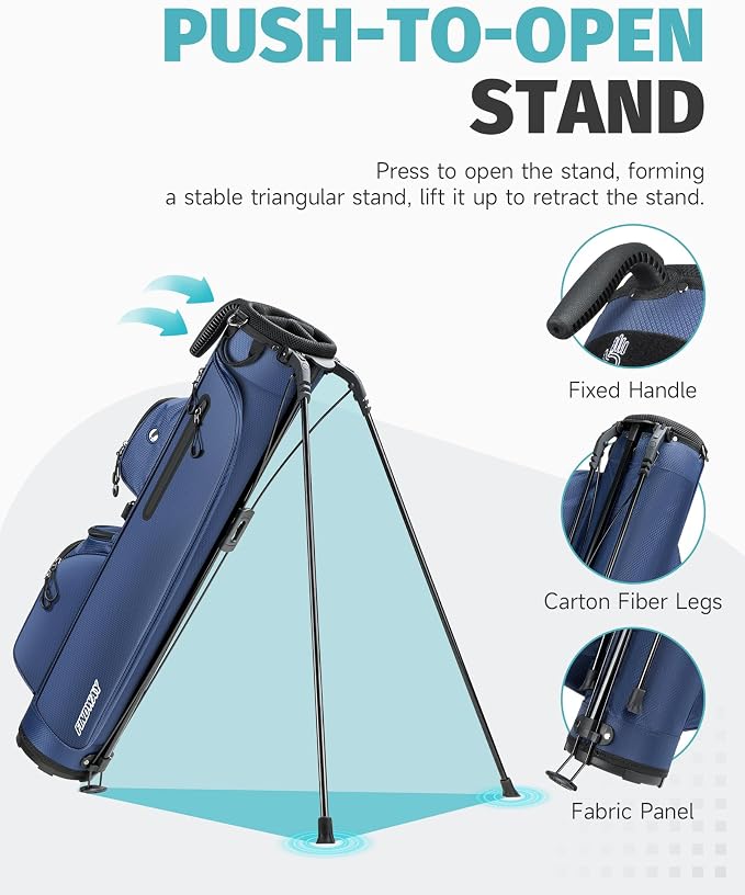 Findway Small Golf Bag Lightweight Pitch and Putt Golf Bag - Image 4