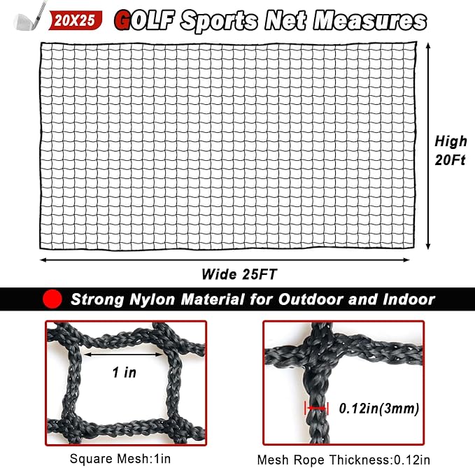 Sports Netting - Heavy Duty Ball Net - Image 2