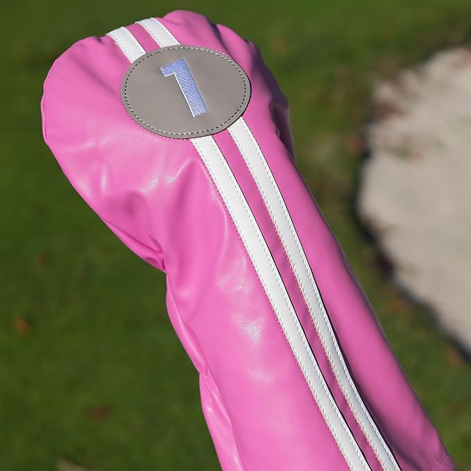 Single Headcover, Easy Slip-On Easy-Off Golf Club Head Cover, Fleece Lined - Image 3
