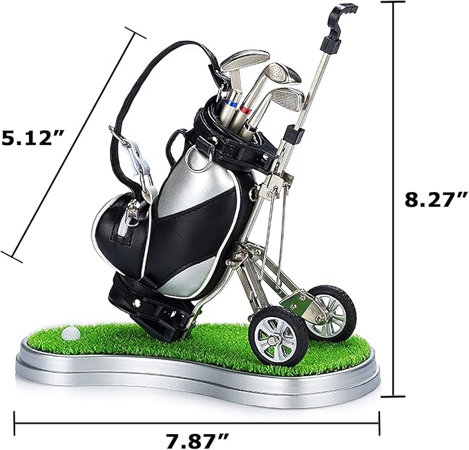 Gifts for Men, Golf Pen Holder Desk Accessories for Men Women Golfers, Birthday - Image 2