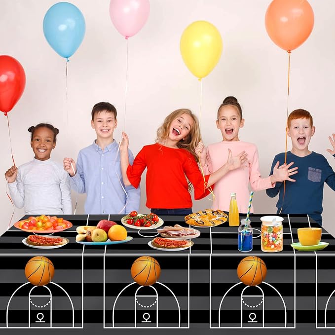 4 Pieces Basketball Tablecloth - Image 4
