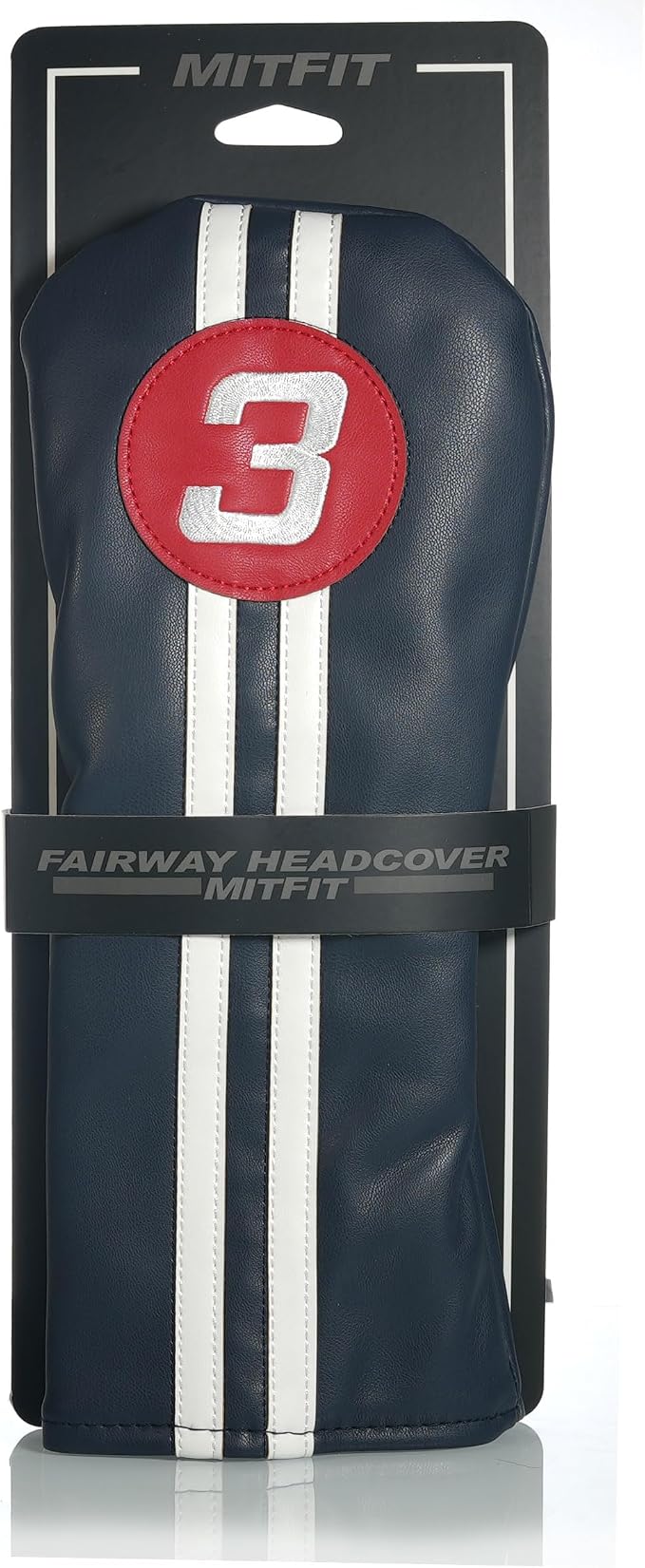 Single Headcover, Easy Slip-On Easy-Off Golf Club Head Cover, Fleece Lined by MitFit