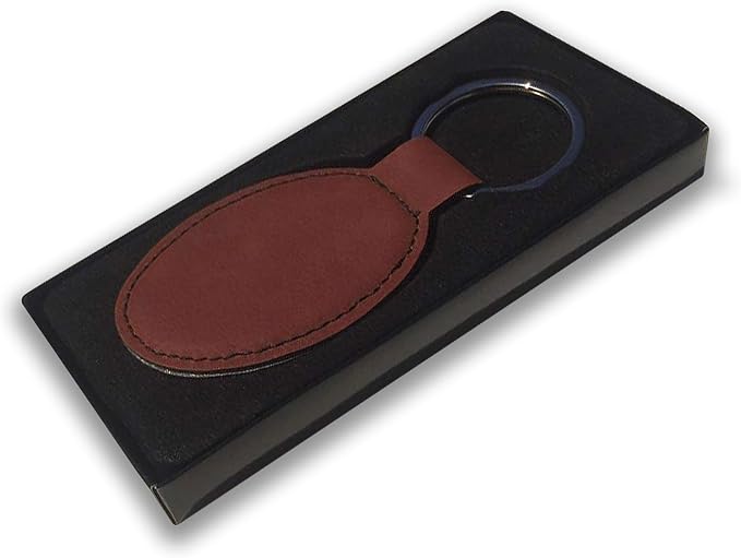 LaserGram Oval Keychain, Golf Ball, Personalized Engraving Included - Image 3