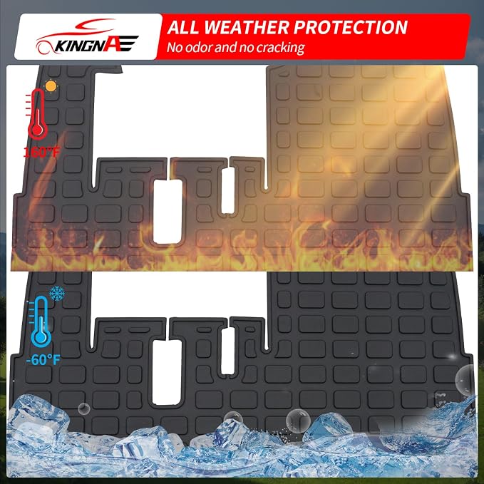 Floor Mats Compatible with i40F/i40FL/i60/i60L Golf Cart TPE All Weather 1st - Image 4