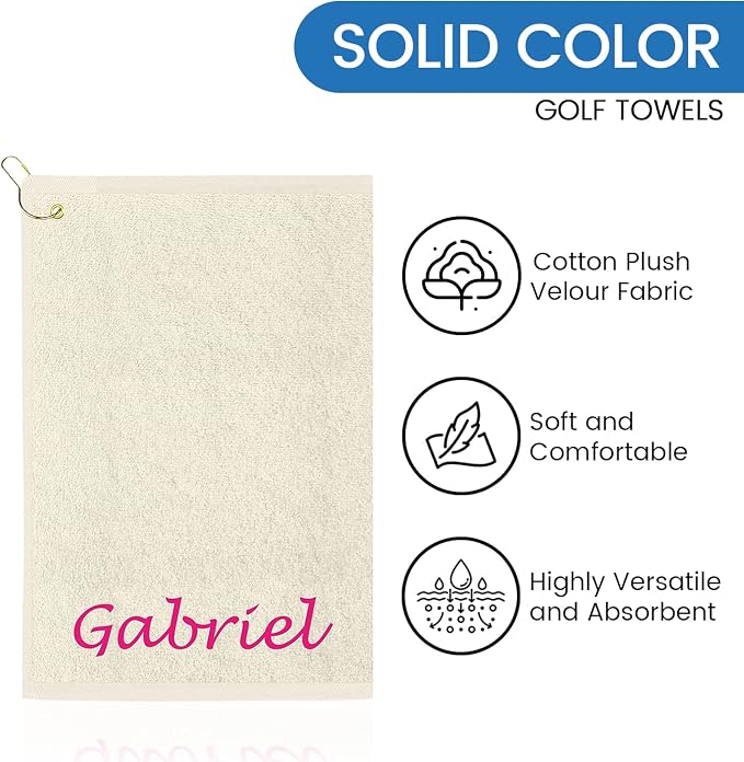 Personalized Passion Golf Towel - Image 3