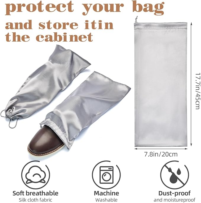 Shoe Dust Bags - 8 Pack Shoe Bags - Image 2
