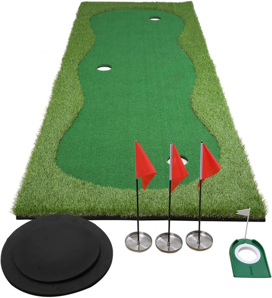 Golf Putting Green, Practice Putting Green Mat, Large Professional Golfing Training Mat for Indoor Outdoor…
