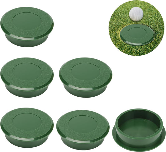 Golf Cup Cover Putting Green Cup, Golf Hole Covers Practice Training Accessories for Yard Garden Backyard Game Ball Outdoor Activities, 6 PCS