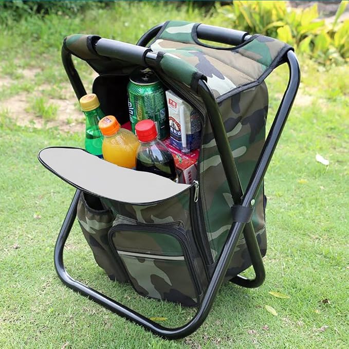 Folding Camping Chair Stool Backpack - Image 2