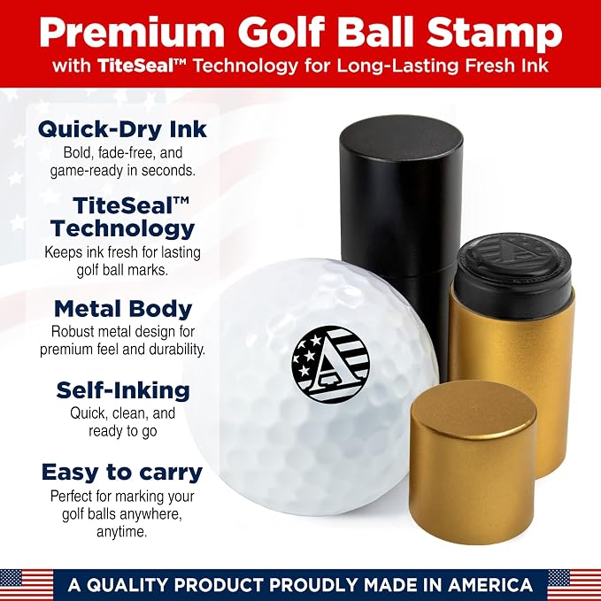 Personalized Golf Ball Marker Stamp - Image 2