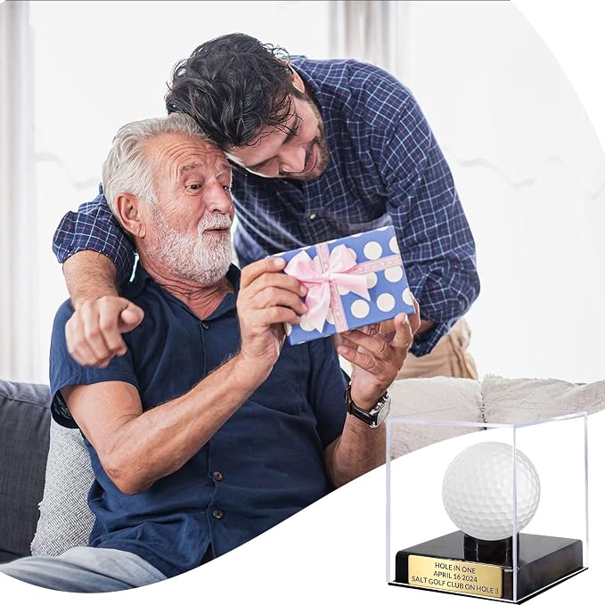Custom Golf Ball Display Case Acrylic Golf Ball Holder Case Laser Engraved - Image 6