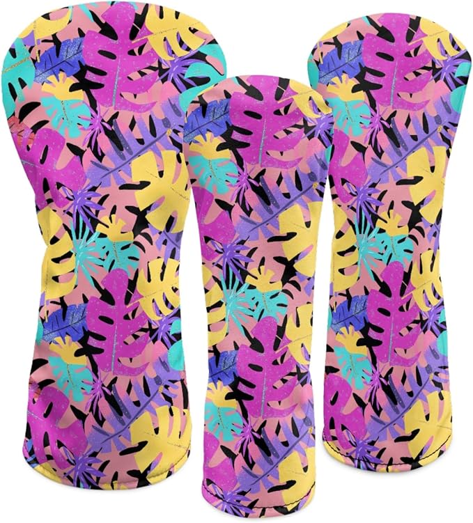 Golf Club Head Covers for Club Protective, Waterproof PU Leather Driver Fairway - Image 8