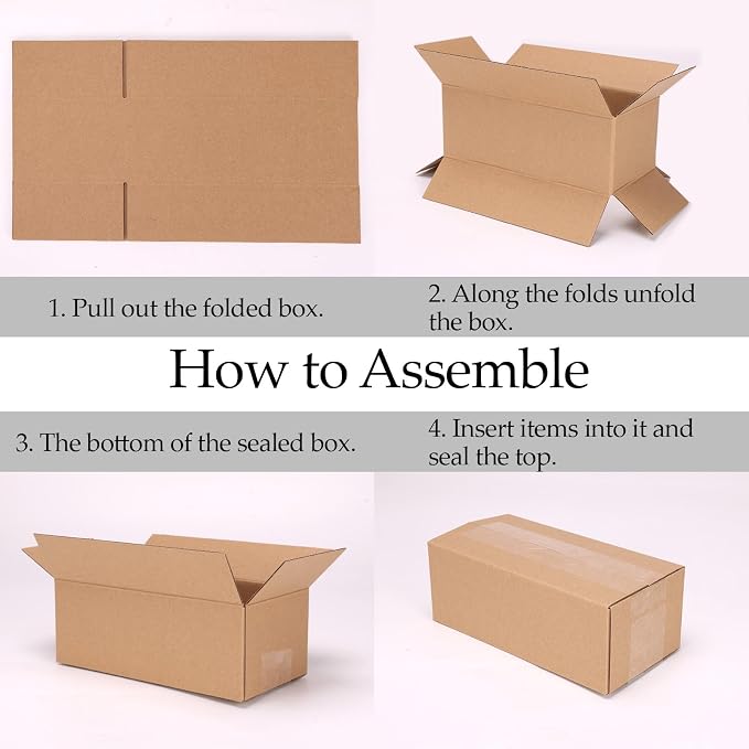 12x9x4 Shipping Boxes Set of 40 - Image 6