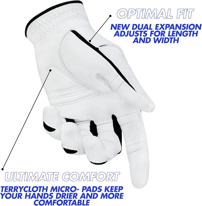 Men's StableGrip with NaturalFit 2.0 Golf Glove with Dual Expansion Thumb - Image 3