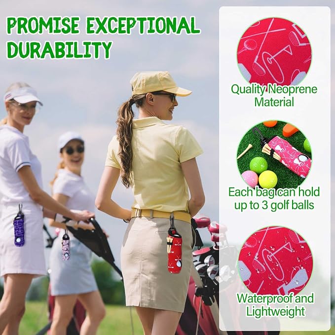 24 Pcs Golf Ball Holder Pouch - Image 5