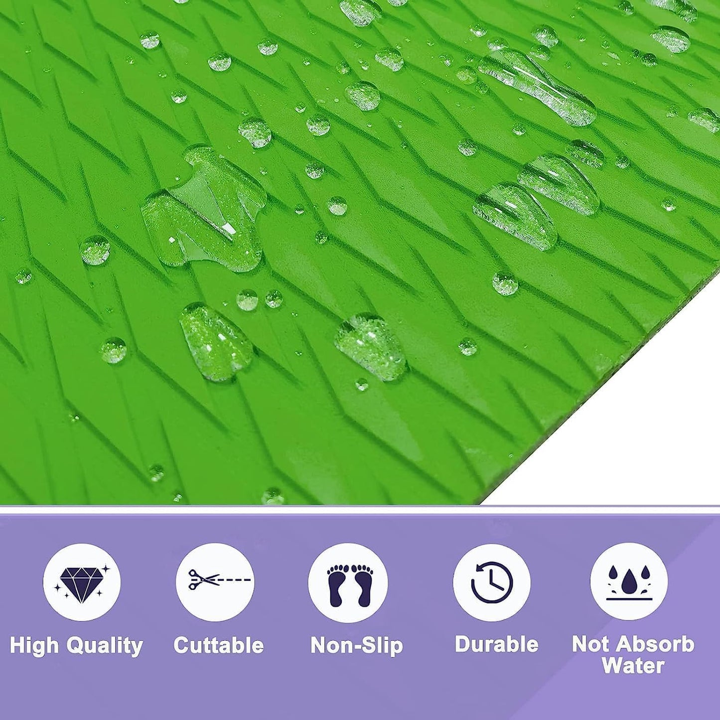 HZshark EVA Foam Boat Decking Sheet Universal DIY Surfboard Traction Pad Non-Slip Grip Mat Trimmable Sheet for Kayak RV Yacht Pool Skateboard Skimboard Step Green Yellow Orange Blue Dark Grey Black