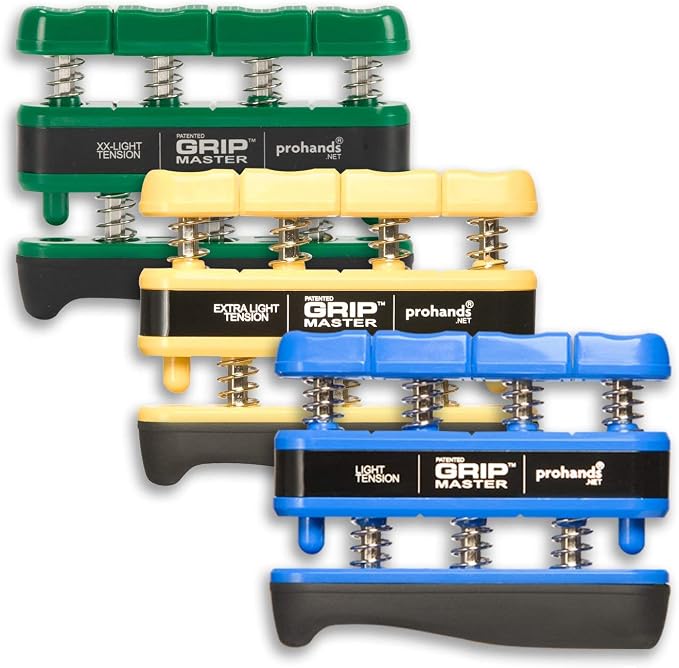 Prohands Gripmaster Hand Exerciser, Finger Exerciser, Spring-Loaded, by PROHANDS