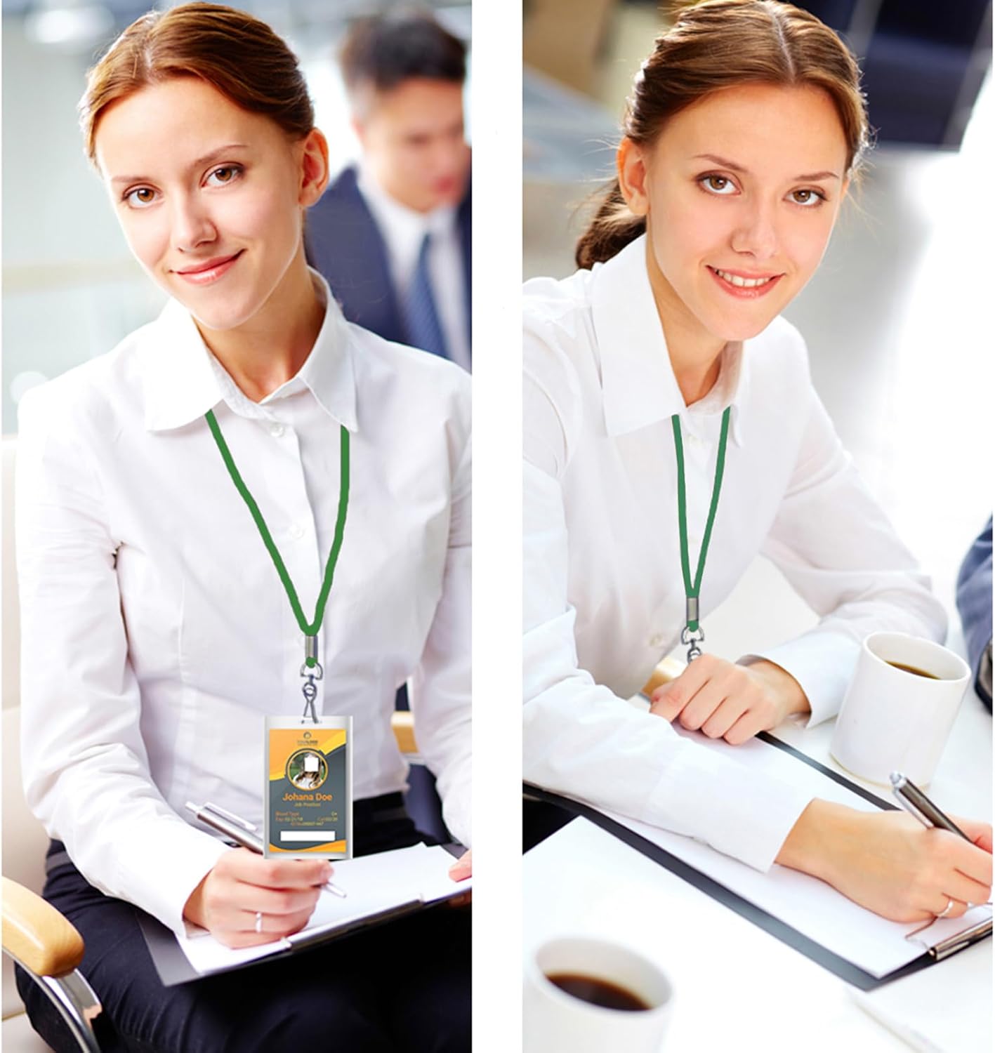 120 Pcs Green Lanyards Premium Bulk Lanyards Round 36" with Swivel J Hook for ID Name Badge Holder, VIP, School, Kids, Coach, Conference, Festival and Hang Keys