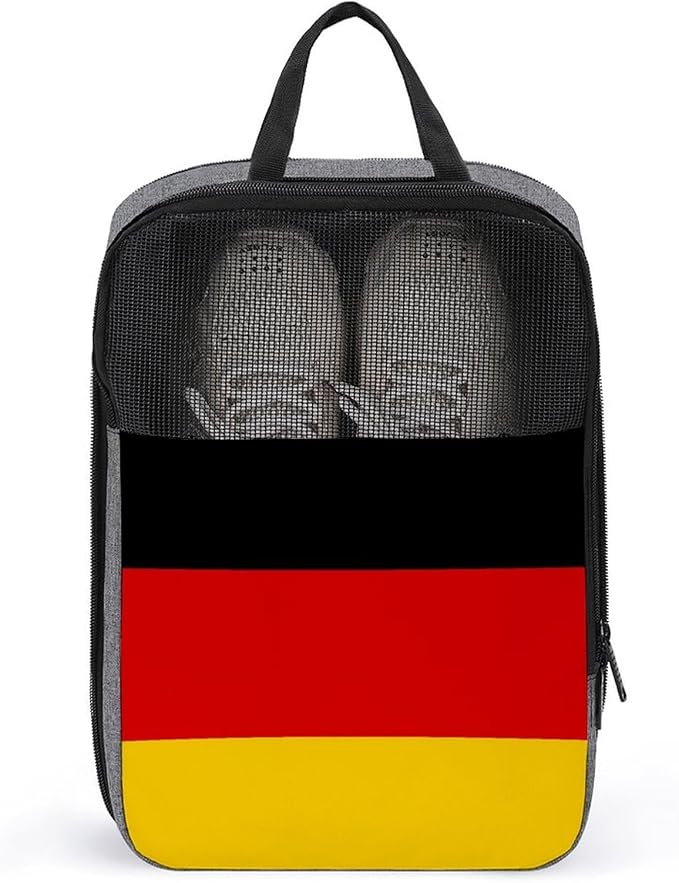 Reusable Portable Shoe Bag Germany Flag Lightweight Shoe Organizer by Unknown