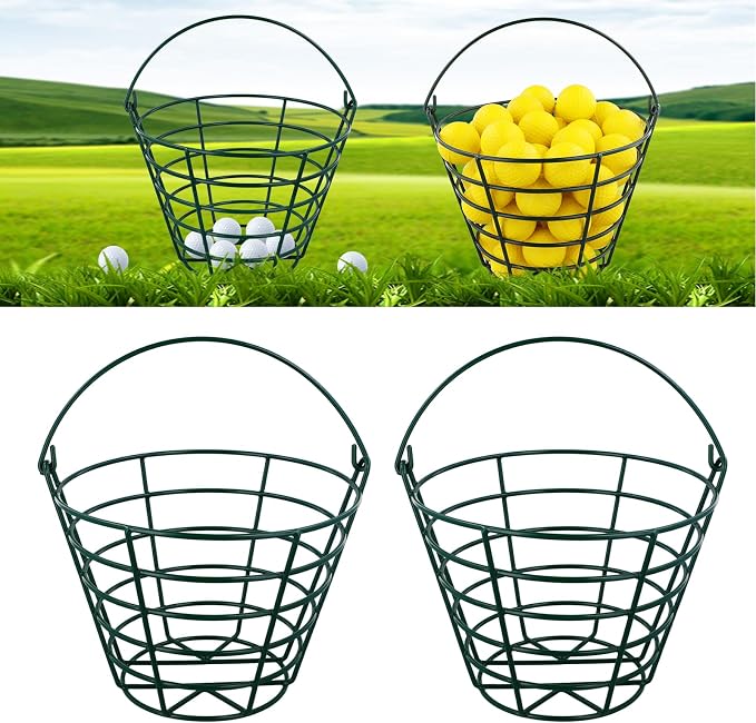 Roykaw Golf Ball Basket Bucket Container by Roykaw