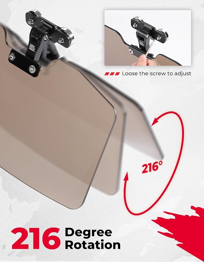 KEMIMOTO UTV Magnetic Sun Visor Compatible - Image 7