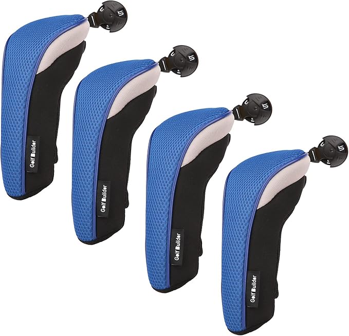 Sword &Shield sports Golf Hybrid Club Head Covers Set of 4 by Unknown