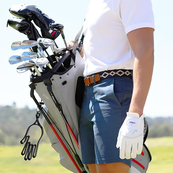 6 Pcs Golf Glove Holder with 6 Metal Hanging Hooks – Golf Glove Stretcher - Image 6