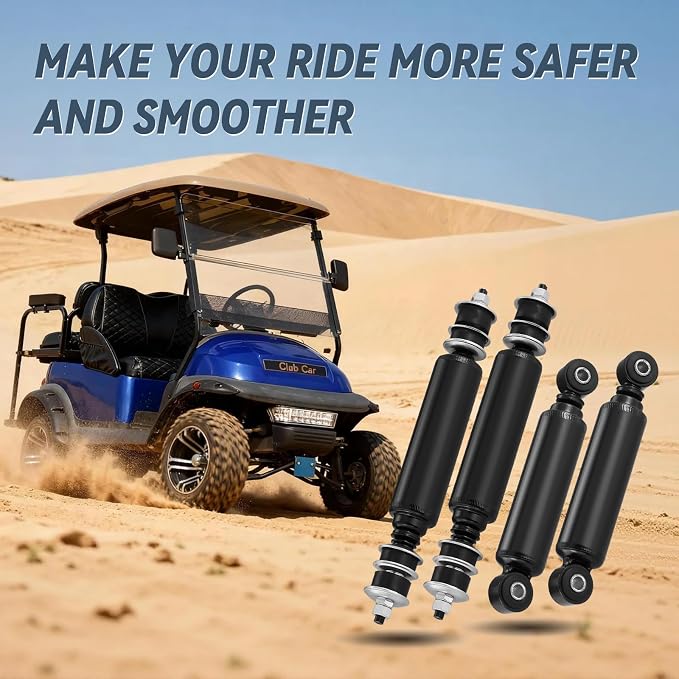 4 PCS Golf Cart Front and Rear Shock Absorbers Kit - Image 6