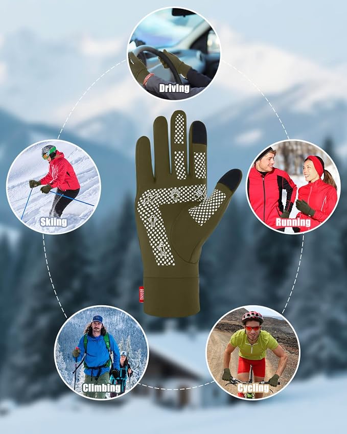 Aegend Lightweight Winter Gloves - Image 5