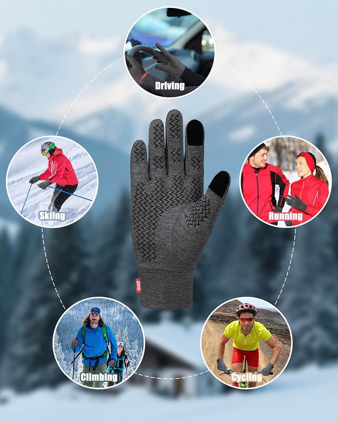 Aegend Lightweight Winter Gloves - Image 5