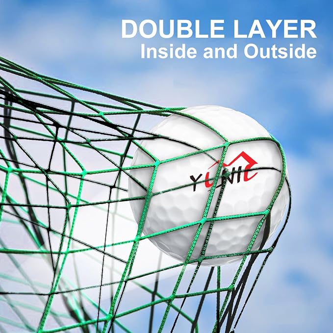 YUNIC Golf Driving Cage with Metal Frame - Image 4