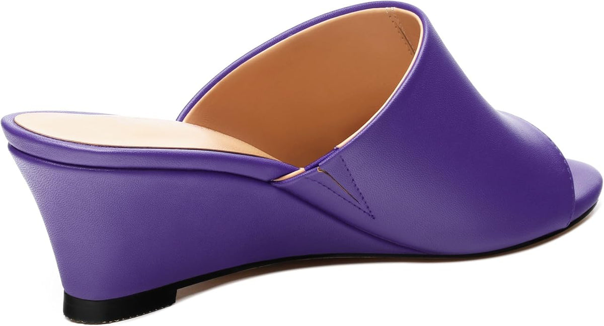 Wedge Sandals for Women Open Toe Wedge Heels Womens Matte High Heel Sandal - Image 5