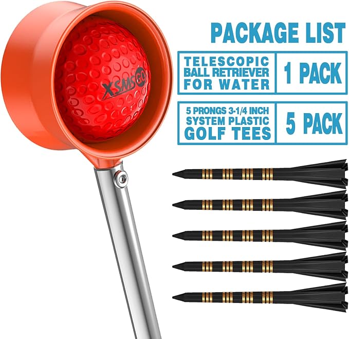 9Ft/12Ft Telescopic Stainless Steel Golf Ball Retriever - Image 2