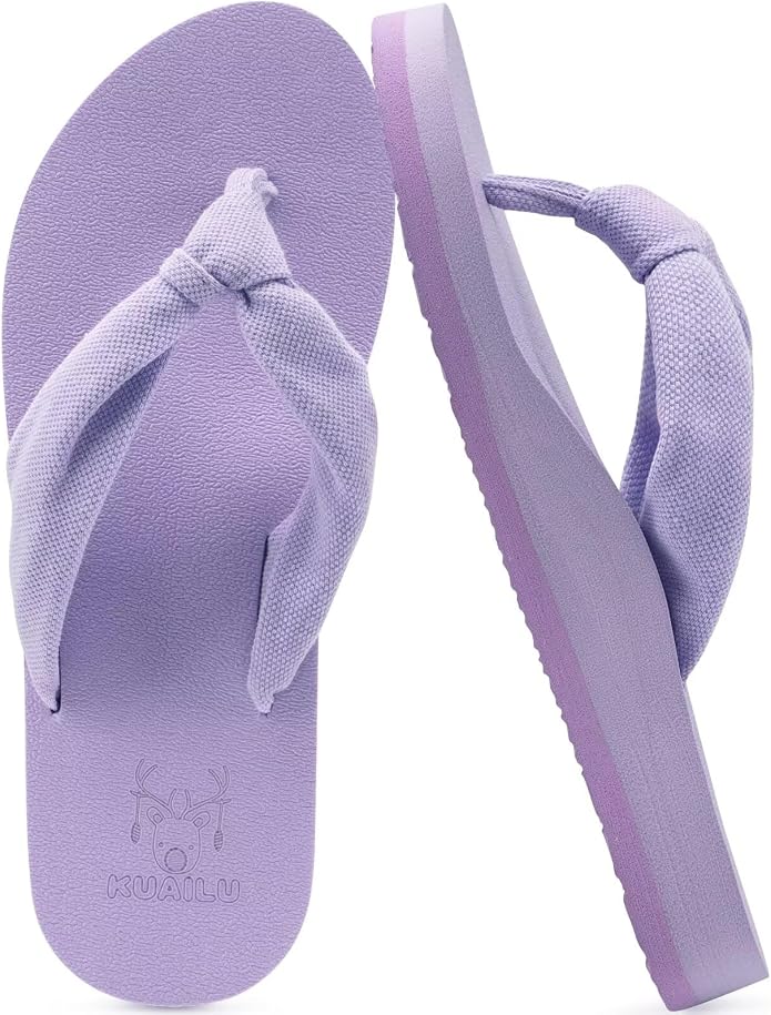 KuaiLu Flip Flops for Women by KuaiLu