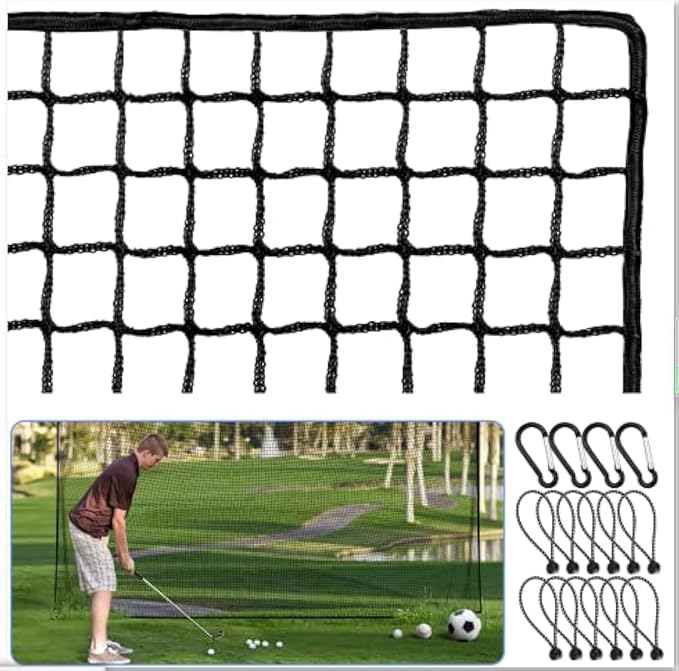 Golf Net, 40Ft Golf Practice Net, Sports Practice Barrier Net, Heavy Duty Ball by Unknown