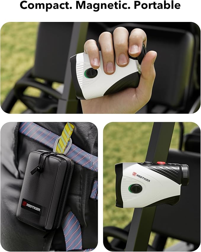 REDTIGER Golf Rangefinder with Slope Switch, 1200 Yards Laser Range Finder - Image 6