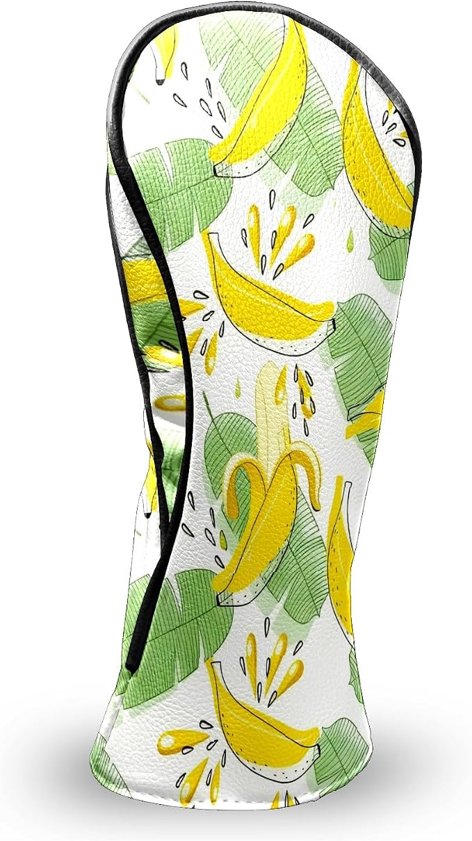Premium Leather Golf Club Headcovers, Mango Pattern Fits Driver Hybrid Fairway - Image 7