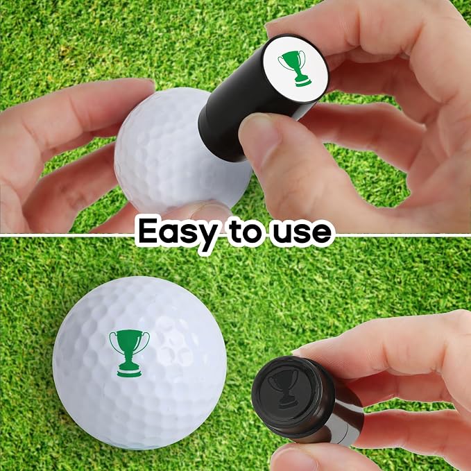 TAOLAVB 2 Pack Professional Golf Ball Stamper, Mini Golf Ball Marker - Image 4
