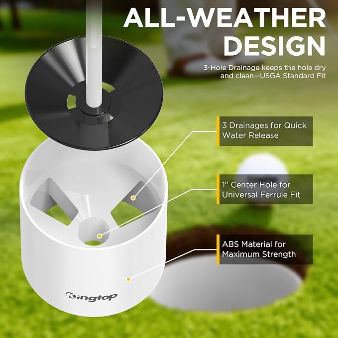 KINGTOP Golf Flagstick Mini, Putting Green Flag - Image 3