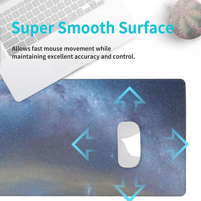 Starfish Coral Ocean Gaming Mouse Pad, Desk Mat, Non-Slip Rubber Base Cool - Image 6